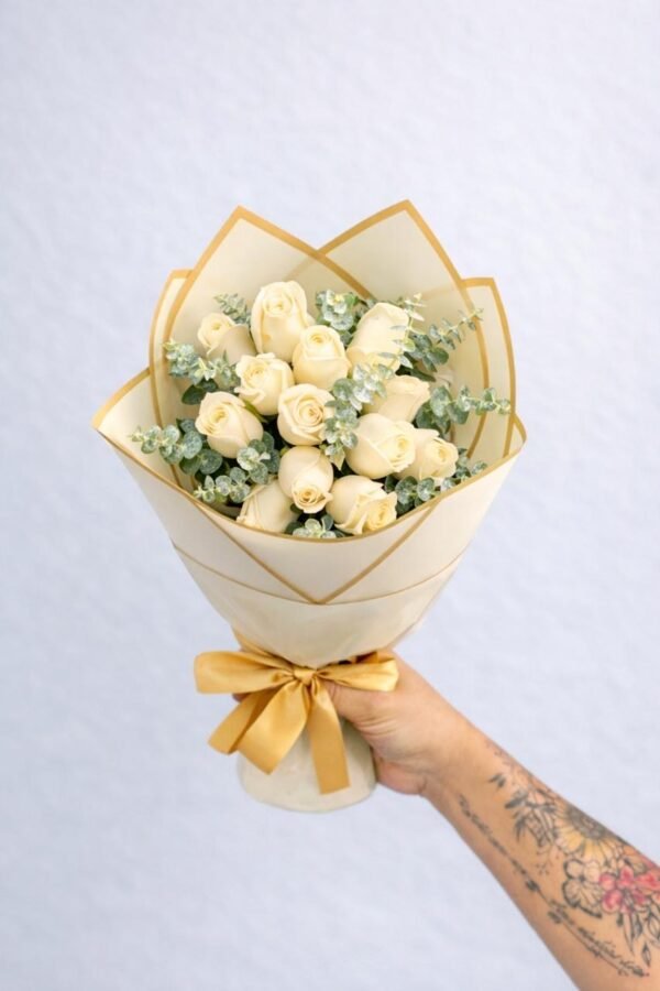 Luz serena (12 rosas)