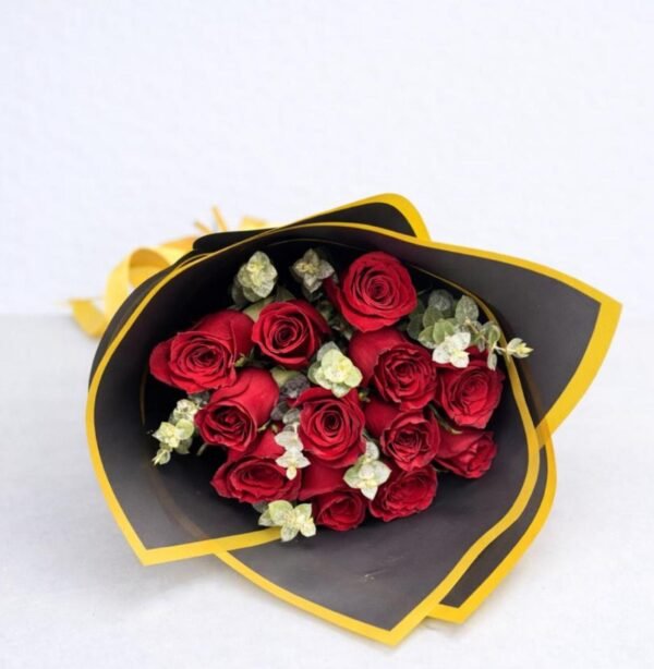 Pequeño tesoro (12 rosas)