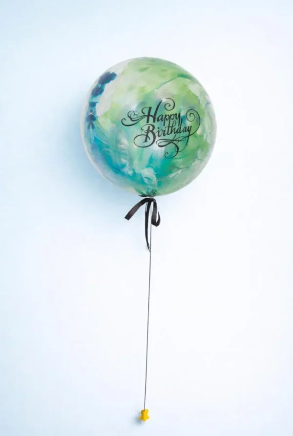 Globo burbuja “Happy birthday”