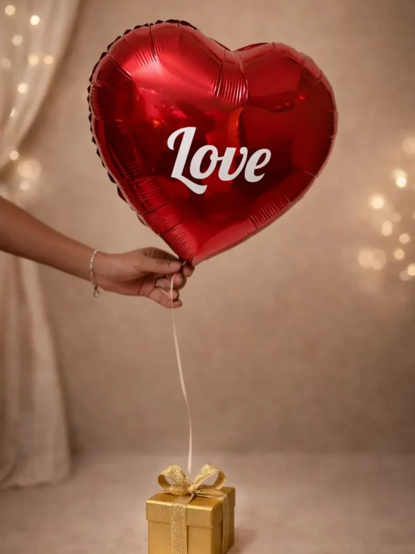 Globo rojo "Love"