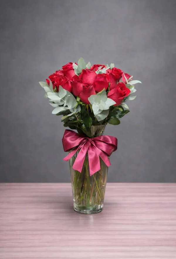 Pasión eterna (24 rosas)