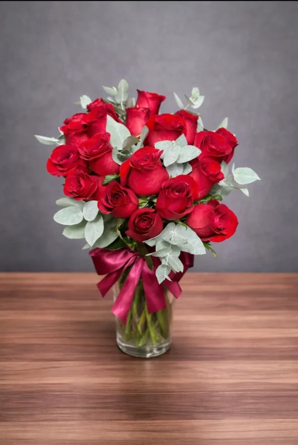 Pasión eterna (24 rosas)