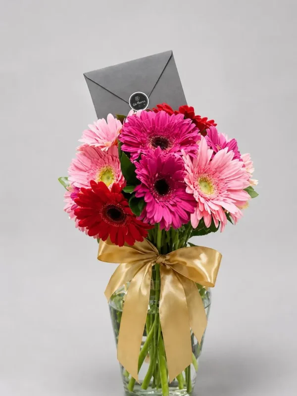 Armonía de gerberas (15 gerberas)