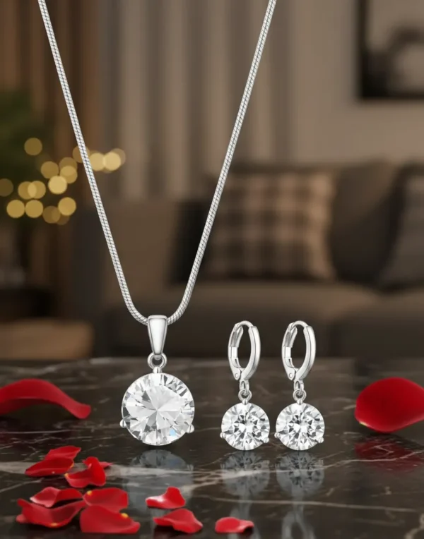 Collar Y Aretes De Mujer