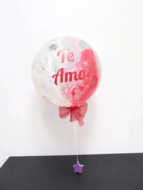 Globo burbuja "Te amo"