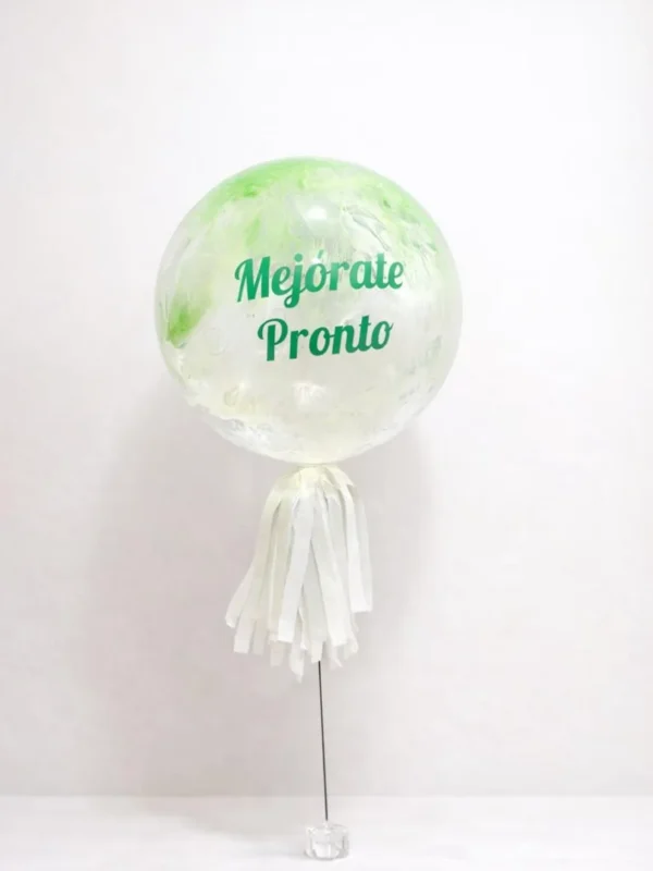 Globo burbuja "mejórate pronto"
