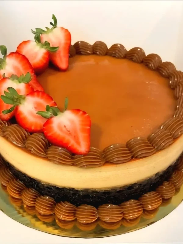 Pastel "Chocoflan"