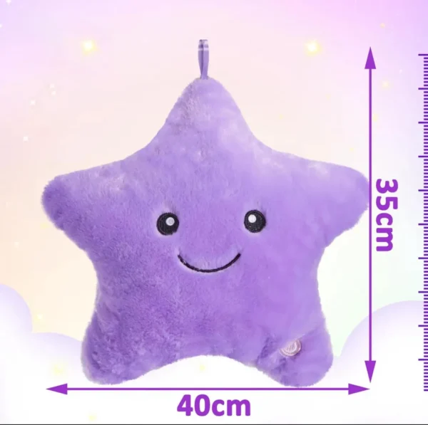 Cojín Estrella De Peluche Con Luces (no incluye baterías)