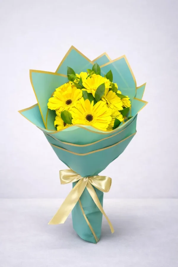 Luz amarilla (10 gerberas)