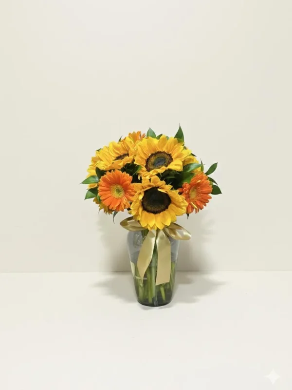 Flor amarilla premium