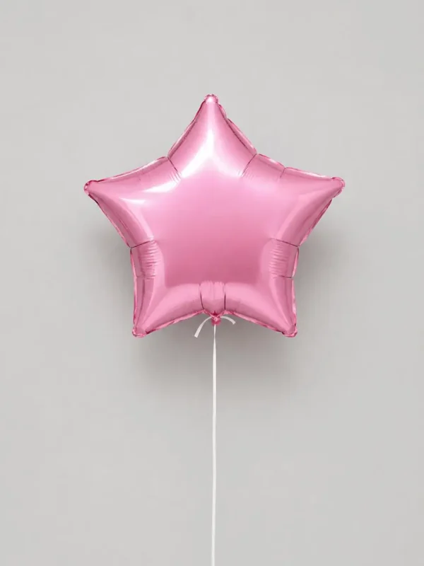 Globo estrella rosa (18 pulgadas)