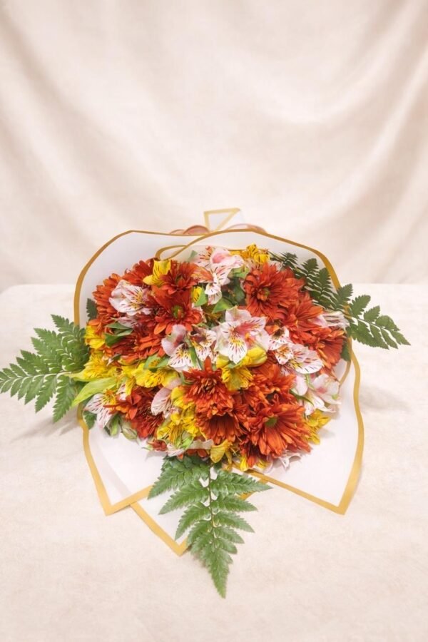 Fiesta dorada (20 alstromeria)