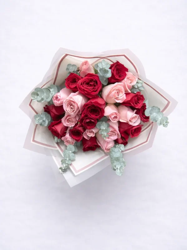 Ramo 24 rosas de colores