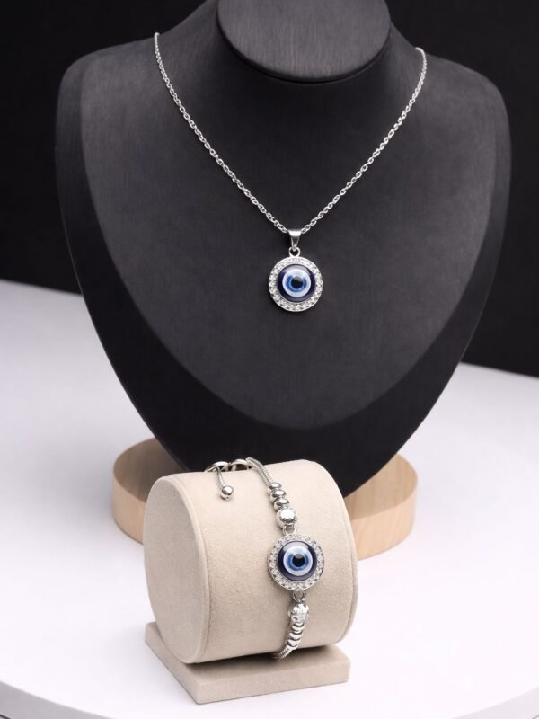 Ojo Turco Collar y Pulsera para Mujer