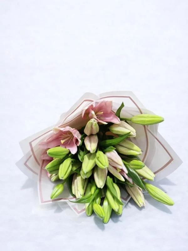 Ramo de 10 Lilis Rosas