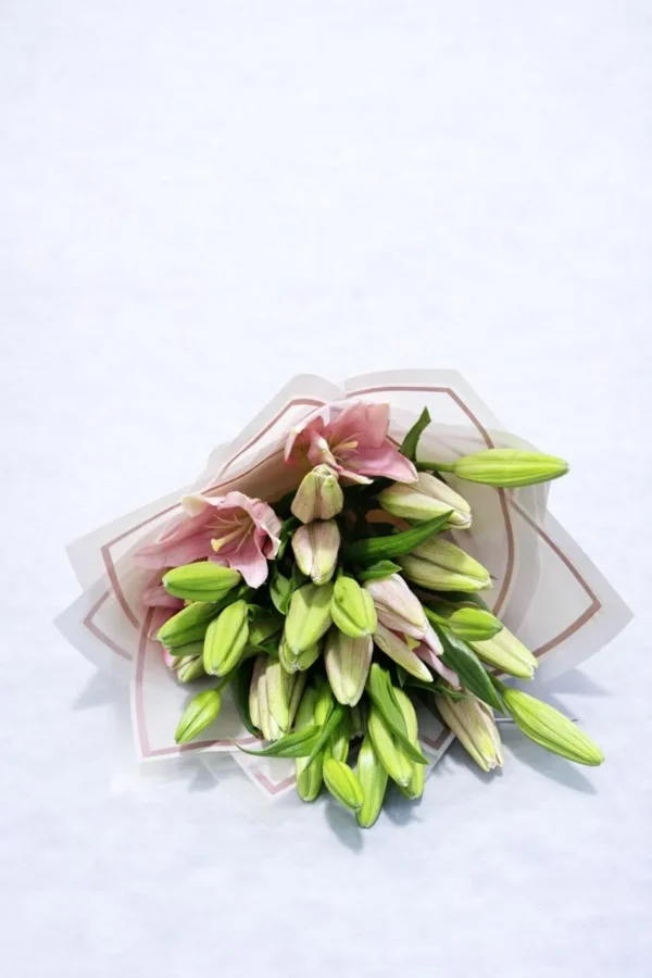 Ramo de 10 Lilis Rosas