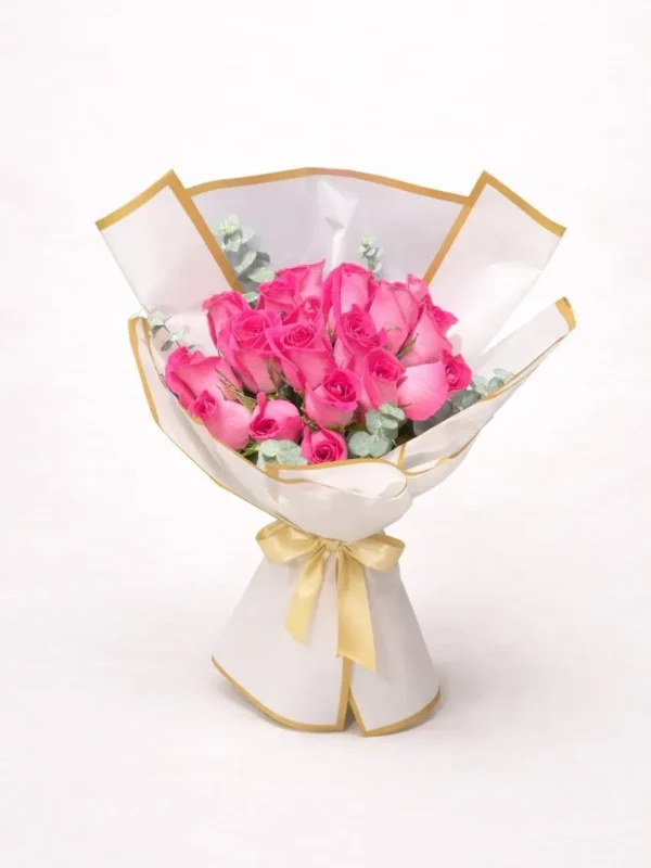 Amor que apertura (18 rosas)