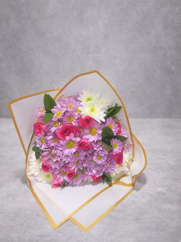 Mil gracias (10 Rosas y 14 margaritas)