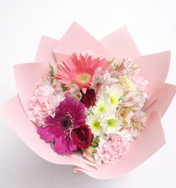 Ramo de gerberas y margaritas